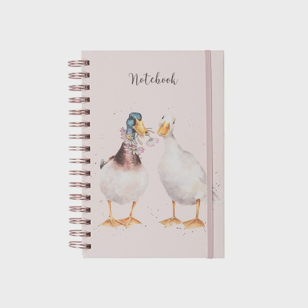 'Not a Daisy Goes By' Duck spiral bound Journal