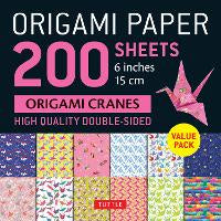 Origami Paper Cranes 15cm 200 sheets