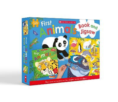 First Animals: Book and Jigsaw (Miles Kelly: 100 Pieces)