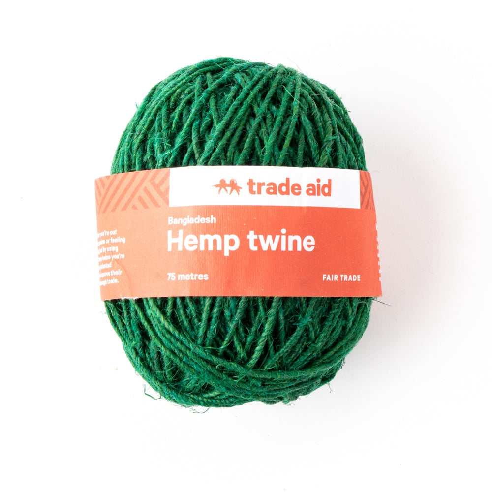 Hemp Twine Green