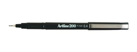 ARTLINE 200 FINELINE 0.4MM BLACK