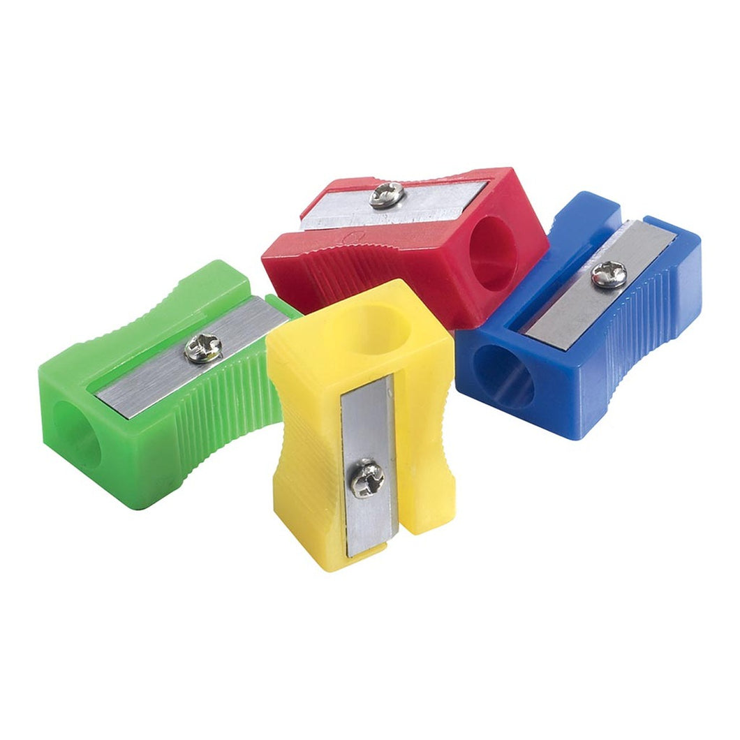 PENCIL SHARPENER PLASTIC 1 HOLE