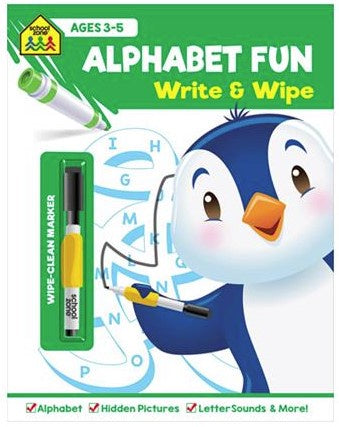 School Zone Write and Wipe Alphabet Fun – Tawa Books & Post